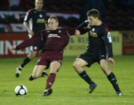 Gary Traynor in action