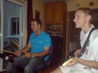 Eric Browne and Nicky Curran playing for Mervue United (Brass Band)